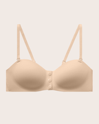 Comfort Front Closure Wireless Bra with Adjustable Thin Straps