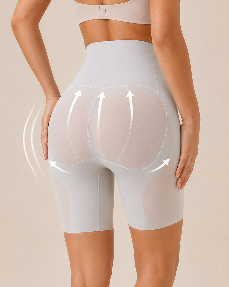 High-Waisted Breathable Butt-Lifting Shapewear Shorts