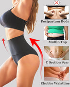 5er-Pack Hohe Taille Bauchkontrolle Slips