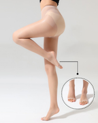 Ultra-Thin Open-Toe Sheer Pantyhose