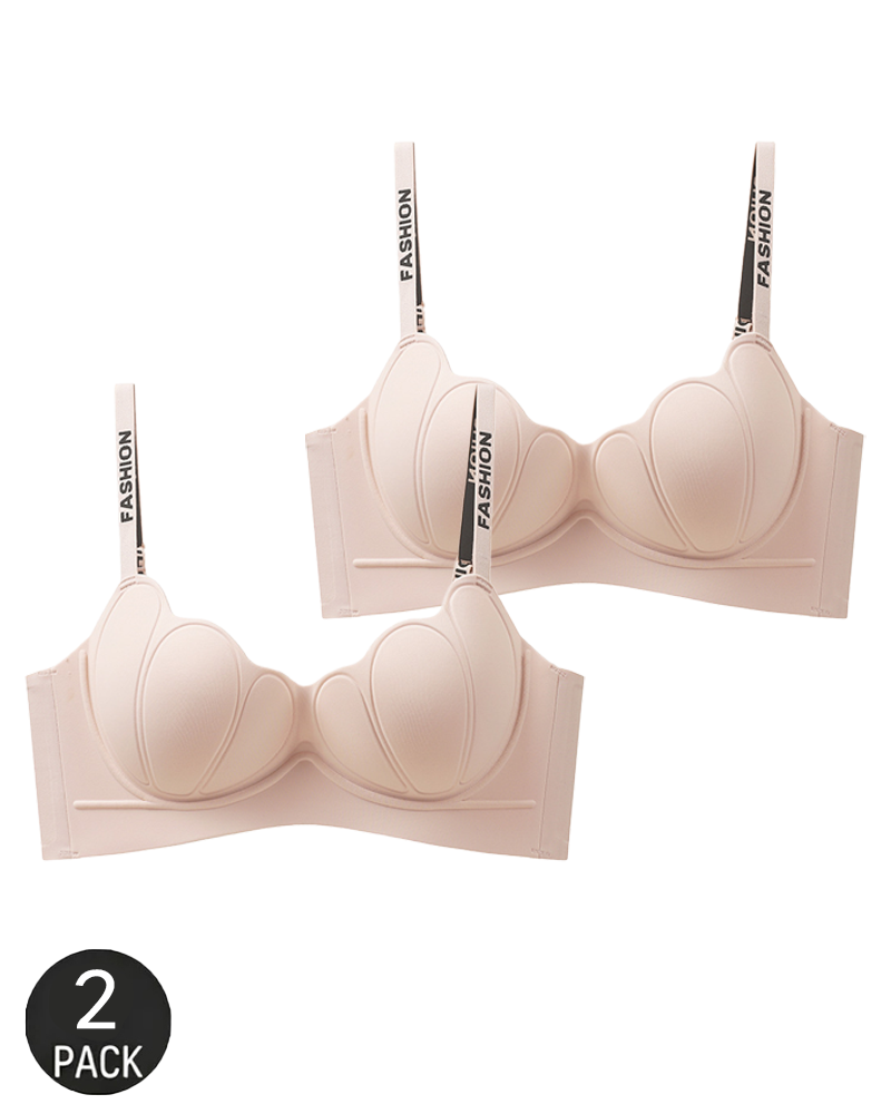 2-Pack Seamless Lightweight Lift Bras