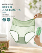 5-Pack High Waist Ice Silk Seamless Breathable Briefs