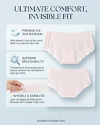 Ultra-Thin Ice Silk Antibacterial Seamless Panties