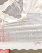 Women's Ice Silk Pure Cotton Antibacterial Crotch Thin Seamless Mid-Waist Breathable Lace Panties