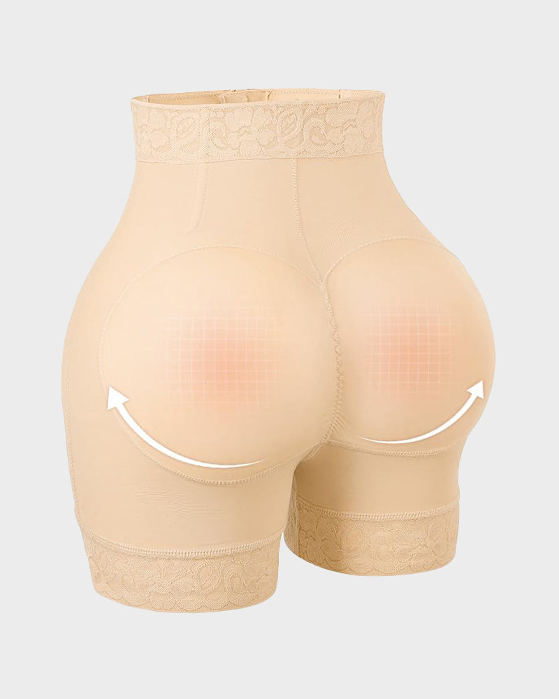 Boned Sculpt High Waist Shorts