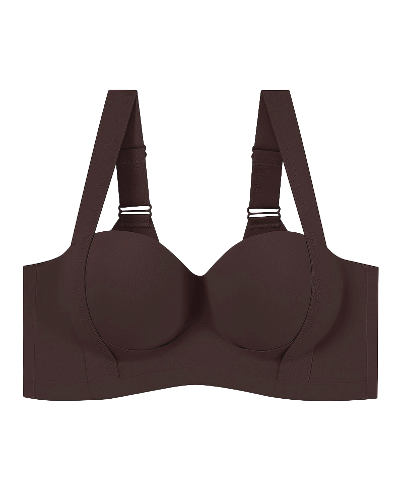 Wireless Seamless Push-Up Bra with Side Support