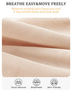 High Waist Hook-eye Tummy Control Mesh Seamless Shaping Panties