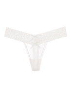 Floral Lace Cutout Thong Panties