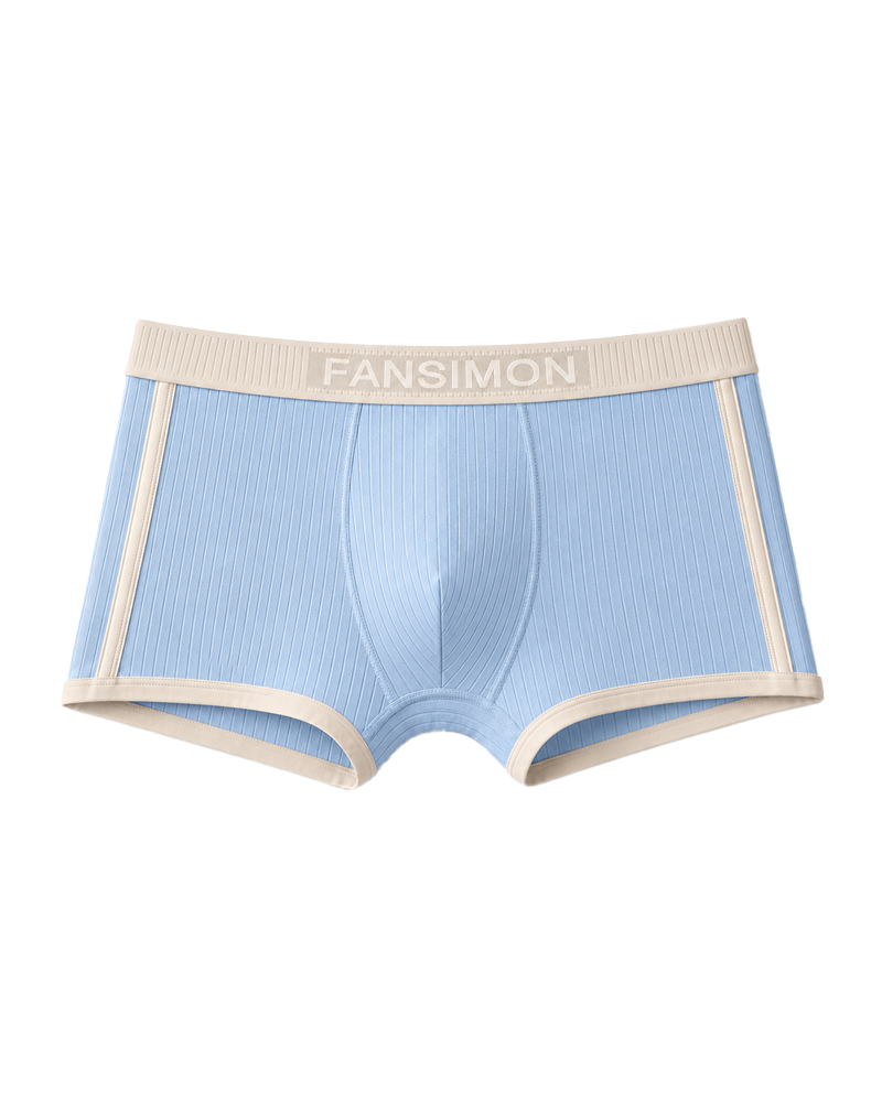 Men's Mid-Rise Simple Breathable Boxer Briefs