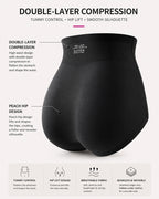 2-Pack Seamless Tummy Control Adjustable Hook-Up Shaping Panties