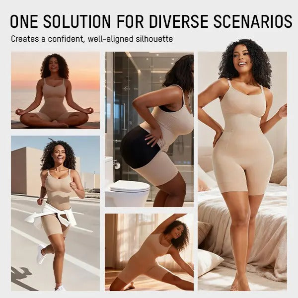 Women's Tummy Control Elastic Seamless Easy-to-Wear Bodysuit