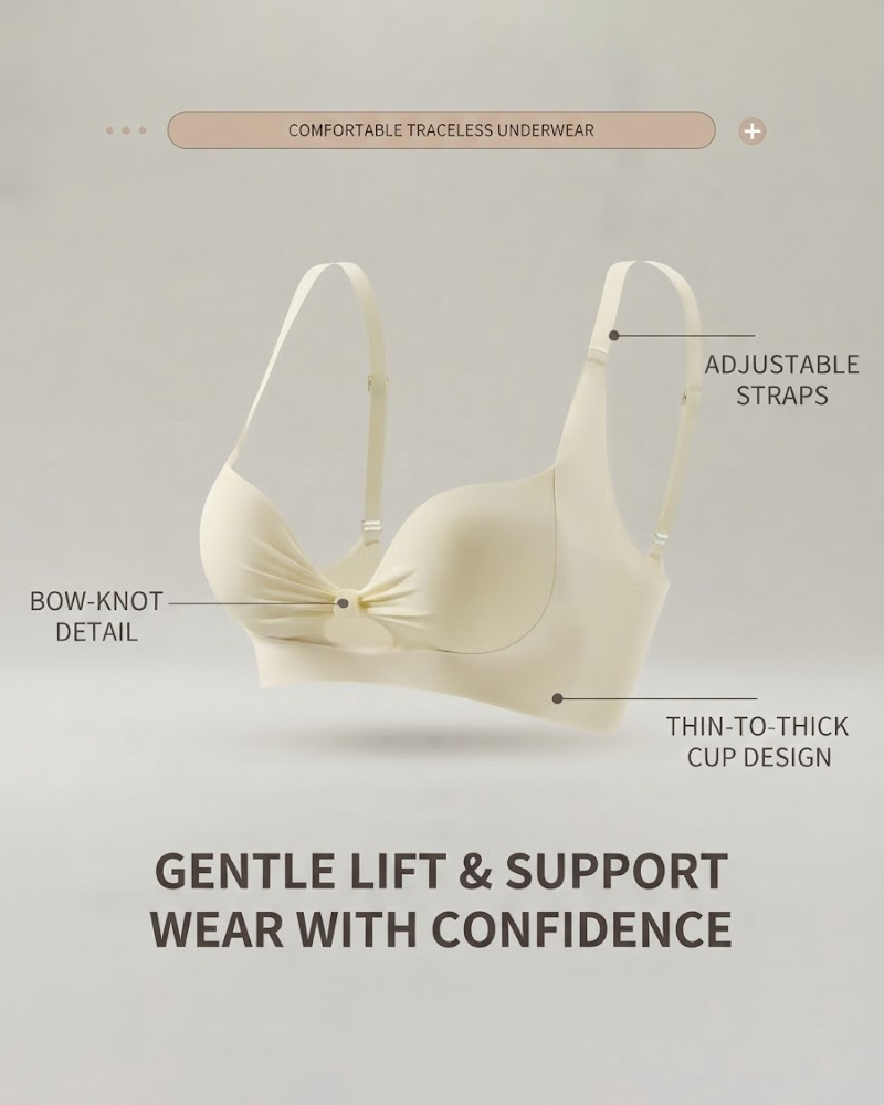 Push-Up Wire-Free Seamless Bra