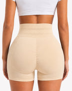 High Waist Tummy Control Hook-eye Hip-enhancing Shaping Shorts