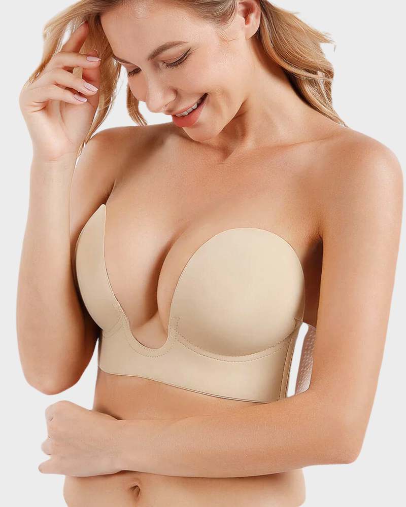 Floralshe® Push Up Plunge Bra