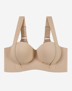 Wireless Seamless Push-Up Bra with Side Support