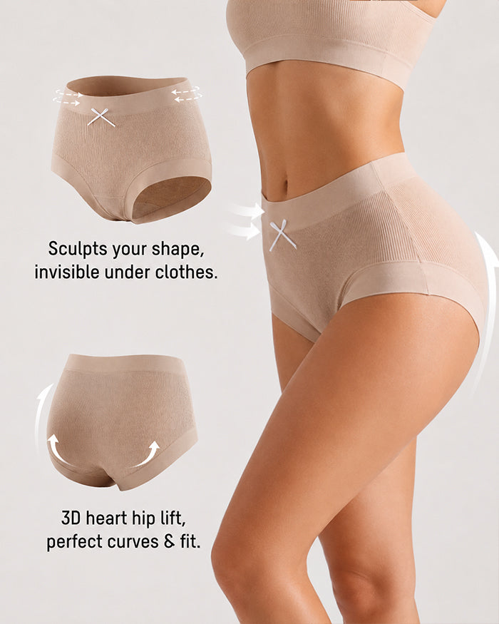 5-Pack Cotton Soft Stretchy Seamless Briefs