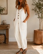 Vintage Loose Fit Casual Denim Jumpsuit