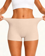 Women's Seamless Tummy Control Elastic Boxer Briefs