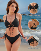 Sexy Tie-Strap Backless Two-Piece Bikini