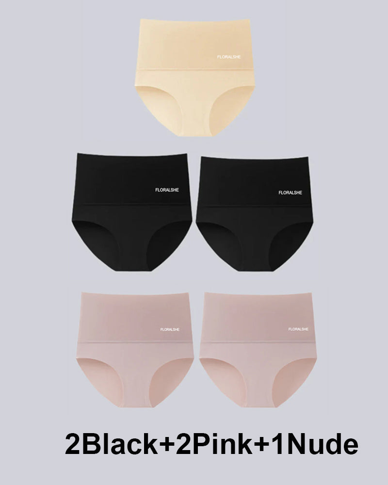 5er-Pack Hohe Taille Bauchkontrolle Slips