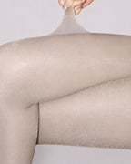 Two-Pairs Seamless Pearlescent Ultra-thin Shimmering Transparent Pantyhose