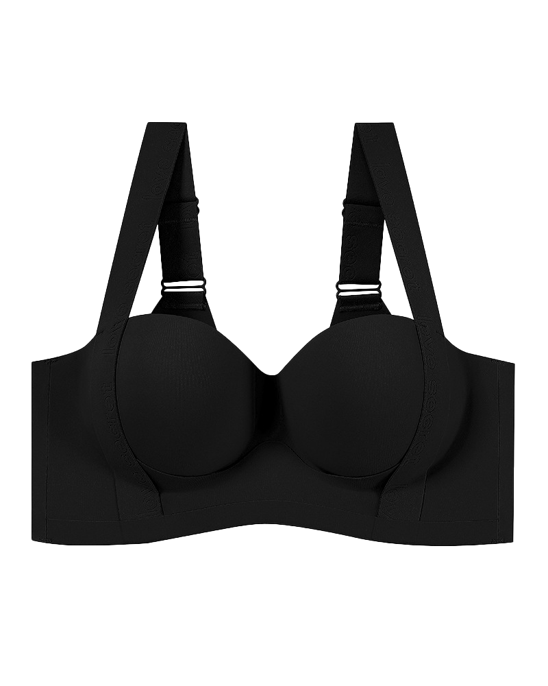 Wireless Seamless Push-Up Bra with Side Support