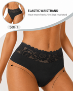 5-Pack Sexy Floral Lace High Elasticity Breathable Briefs