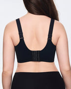 V-neck Push-up Wireless Lace Stretchy Bra