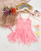 Sexy Sheer Mesh Babydoll Nightgown