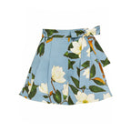 Magnolia Printed One Shoulder One Piece Swimsuit and Skirt