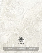 Elegant Lace Long Sleeve Backless Tie-Up Dress