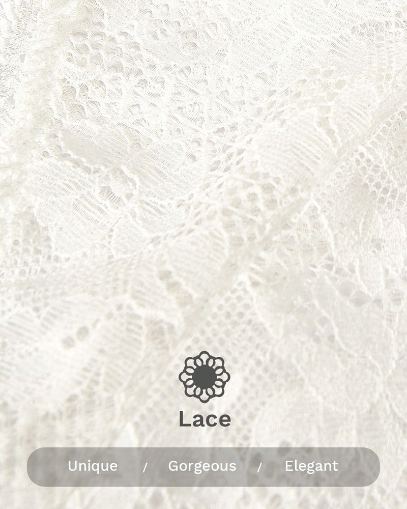 Elegant Lace Long Sleeve Backless Tie-Up Dress