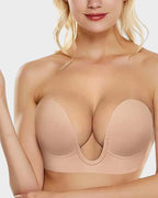 Floralshe® Push Up Plunge Bra