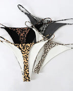 Double-Layer String Cotton T-Back Thong