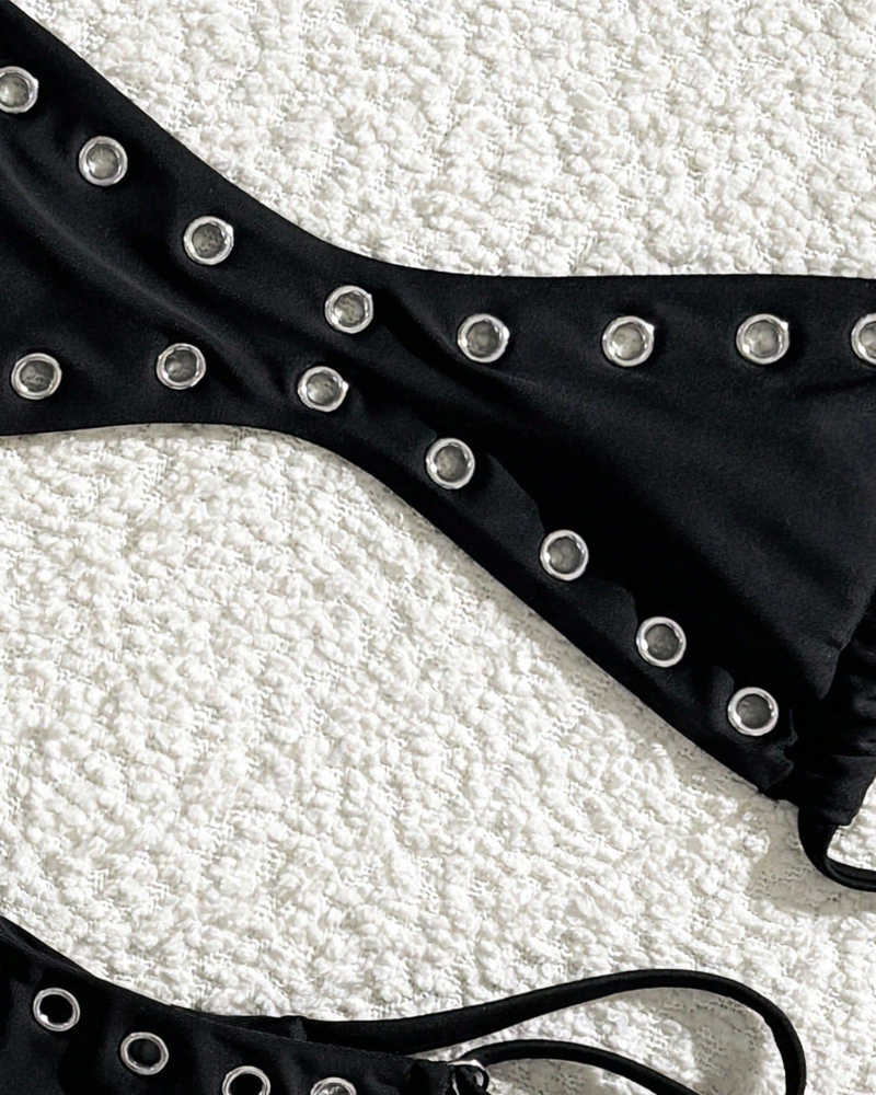 Sexy Mini Bandeau Backless Tie-Side Bikini