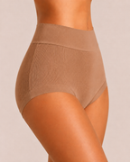 5-Pack High Waist Ribbed Pure Cotton High Elastic Briefs