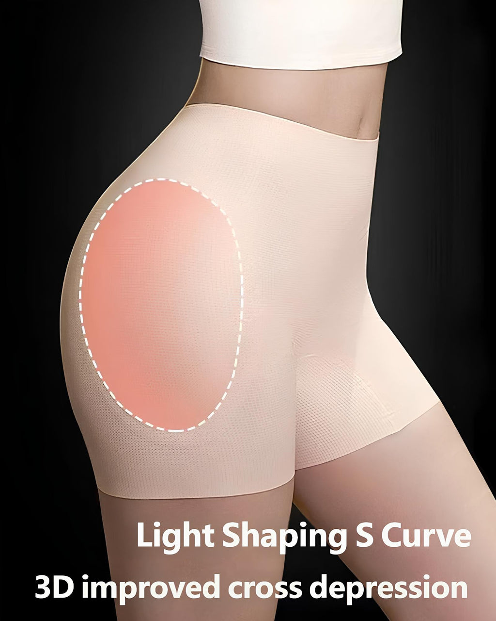 Seamless Butt-lifting Tummy Control Fuller Shapelier Derriere Shaping Shorts