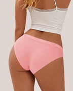 Mid-rise Ribbed Cotton Breathable Briefs
