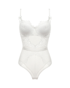 Sexy Lace Sheer Shaping Bodysuit