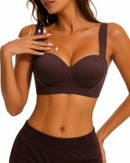 Wireless Seamless Push-Up Bra with Side Support