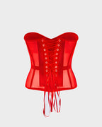 Sleek Mesh Supportive Push-Up Corset