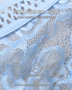 Multiple-Pack Sexy Lace Mesh Metal Buckle Decoration Thongs