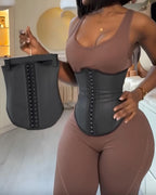 Artificial Leather Buckle Closure Waist Shaper Belt