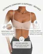 Seamless Invisible Low-Cut Non-Wired Bra