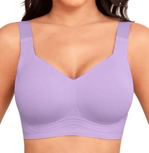 SEAMLESS JELLY BRA FULL COVERAGE PUSH UP NO UNDERWIRE BRA