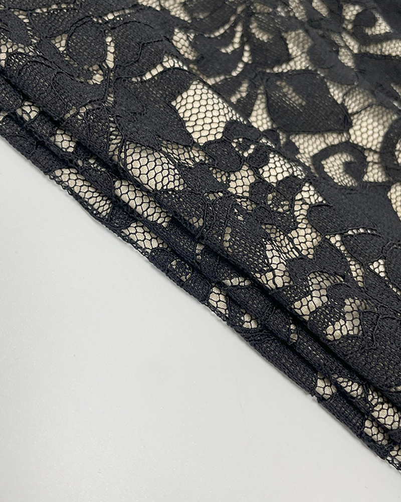 Sexy Lace V-Neck Backless Slim Fit Bodycon Dress