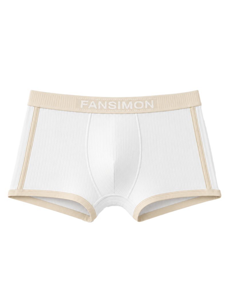 Men's Mid-Rise Simple Breathable Boxer Briefs