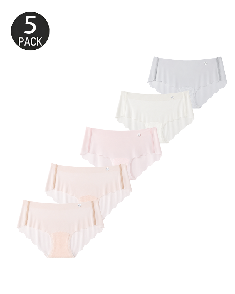 Ultra-Thin Ice Silk Antibacterial Seamless Panties