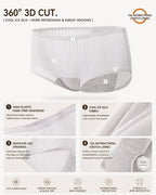 3-Pack Ice Silk Seamless Elastic Leak-proof Menstrual Panties