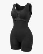 Full-Body Shapewear with Bust Support, Tummy Control & Side Zipper